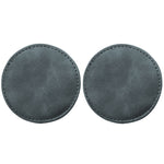 2 pezzi/set decorazione interna per auto sottobicchiere antiscivolo in pelle scamosciata per auto