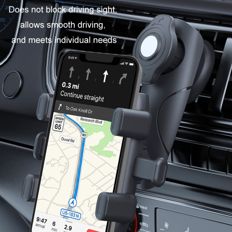 Supporto per cellulare multifunzionale girevole a 360 gradi per auto