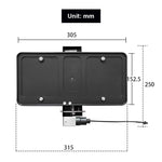 Supporto per telaio targa modificato standard americano