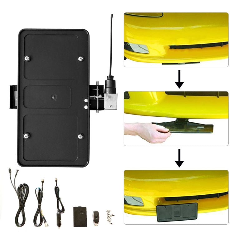 Supporto per telaio targa modificato standard americano