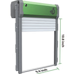 Porta automatica per pollaio ad energia solare Porta automatica per polli in 4 modalità con telecomando, Solar