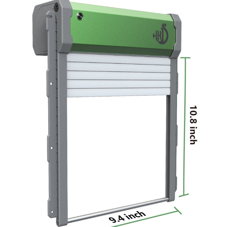 Porta automatica per pollaio ad energia solare Porta automatica per polli in 4 modalità con telecomando, Solar