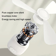 Ventilatore da soffitto piccolo con versione plug-in USB Ventilatore sospeso portatile da campeggio per esterno