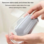 Detergente in spugna assorbente tipo nuvole, spazzola per la pulizia preventiva del calcare del lavabo del bagno, Gray