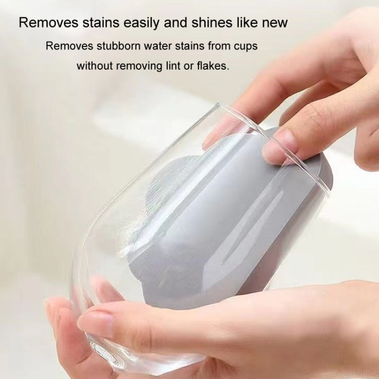 Detergente in spugna assorbente tipo nuvole, spazzola per la pulizia preventiva del calcare del lavabo del bagno, Gray