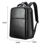 Zaino impermeabile per laptop con porta USB e Type-C