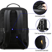 Bopai 61-18911 Zaino per laptop da viaggio impermeabile di grande capacità con porta USB + tipo C, Ultimate, Deluxe