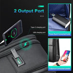 Zaino impermeabile per laptop con porta USB e Type-C