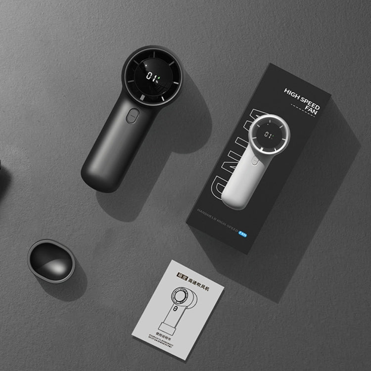 Mini ventilatore portatile a 100 velocità con display LCD