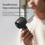 Mini ventilatore portatile a 100 velocità con display LCD