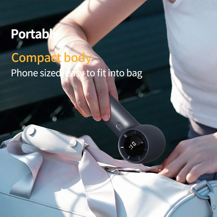 Mini ventilatore portatile a 100 velocità con display LCD