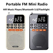 Rolton T1 Ricevitore radio portatile Bluetooth 5.0