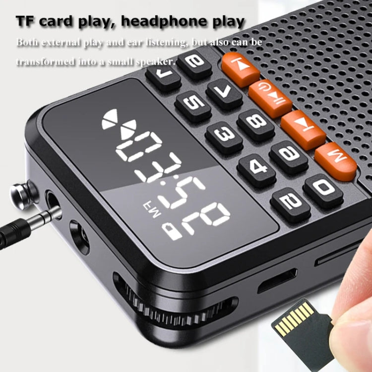Rolton T1 Ricevitore radio portatile Bluetooth 5.0