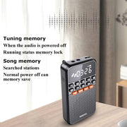 Rolton T1 Ricevitore radio portatile Bluetooth 5.0
