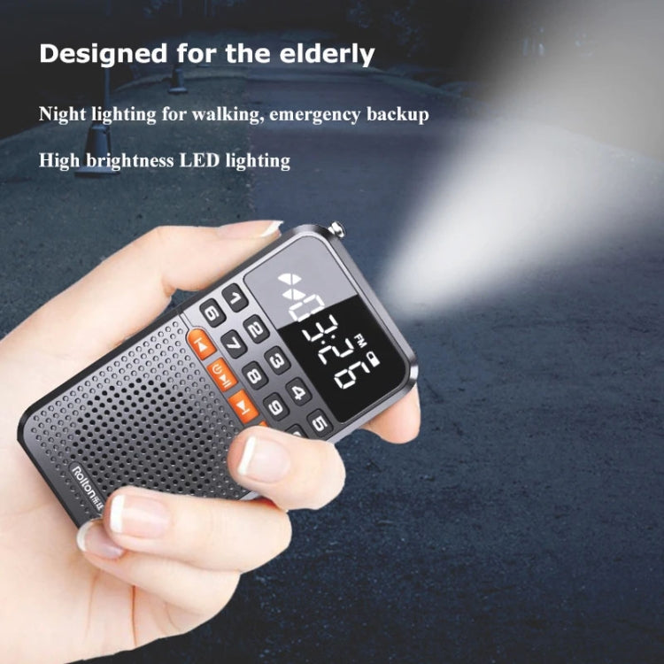 Rolton T1 Ricevitore radio portatile Bluetooth 5.0