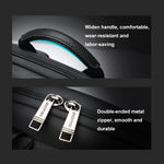 Zaino per laptop leggero e impermeabile Bopai a primo strato in pelle bovina Business Commuter, 61-122731, 61-122721