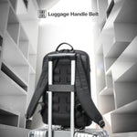 Zaino per laptop leggero e impermeabile Bopai a primo strato in pelle bovina Business Commuter, 61-122731, 61-122721