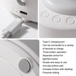 Ventilatore da tavolo con testa oscillante e luce LED