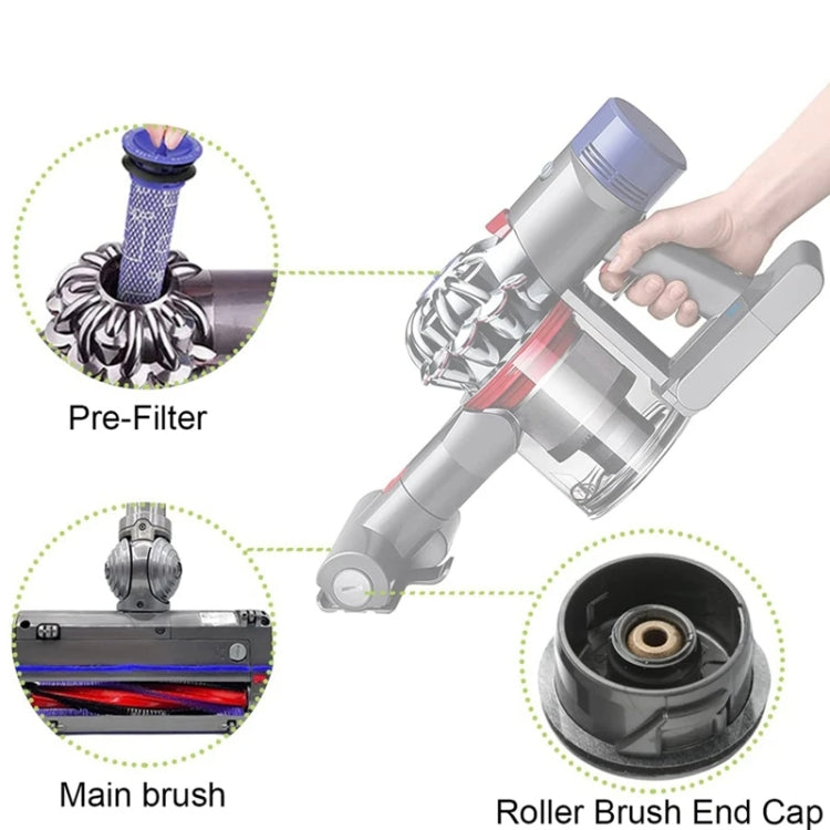 Barra a rulli con testina per aspirapolvere Dyson V6 DC59 DC62 SV