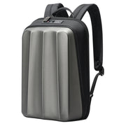 Bopai 61-122579 Zaino per laptop aziendale impermeabile con guscio rigido di grande capacità e blocco password, (Grey)