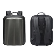 Bopai 61-122579 Zaino per laptop aziendale impermeabile con guscio rigido di grande capacità e blocco password, (Grey)