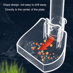 Tubo di alimentazione per acquario Alimentatore in acrilico Tubo per alimentazione di piccoli pesci, 13-18cm, 20-32cm