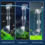 Tubo di alimentazione per acquario Alimentatore in acrilico Tubo per alimentazione di piccoli pesci, 13-18cm, 20-32cm