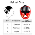 Casco da boxe per sparring Copertura protettiva per testa da combattimento tailandese, S, M, L