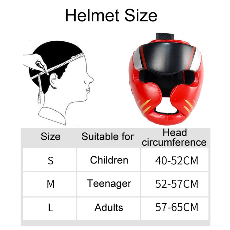 Casco da boxe per sparring Copertura protettiva per testa da combattimento tailandese, S, M, L
