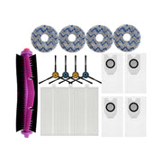 Per parti di ricambio per aspirapolvere Midea V10 V12 W11, Main Brush, 1pair Side Brush, Filter, Mop Cloth, Dust Bag, Bracket