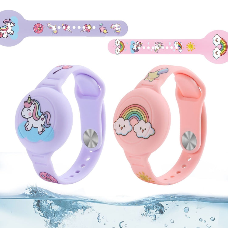 Per Airtag Cartoon Watch Strap Locator Custodia protettiva in silicone Custodia anti-smarrimento