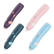Set di penne per stampa graffiti wireless a bassa temperatura con ricarica USB, penna per pittura 3D fai da te per bambini