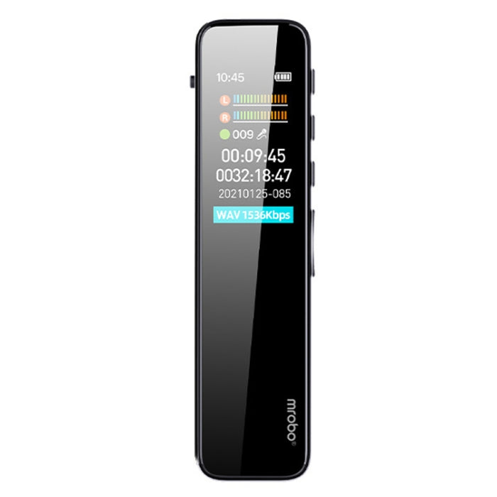 Mrobo RV18 Penna di registrazione con riduzione intelligente del rumore con schermo a colori da 0,96 pollici, 4GB, 8GB, 16 GB, 32GB