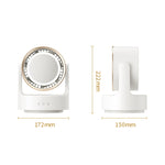 Ventilatore da tavolo multifunzionale 3 in 1 con specchio e luce