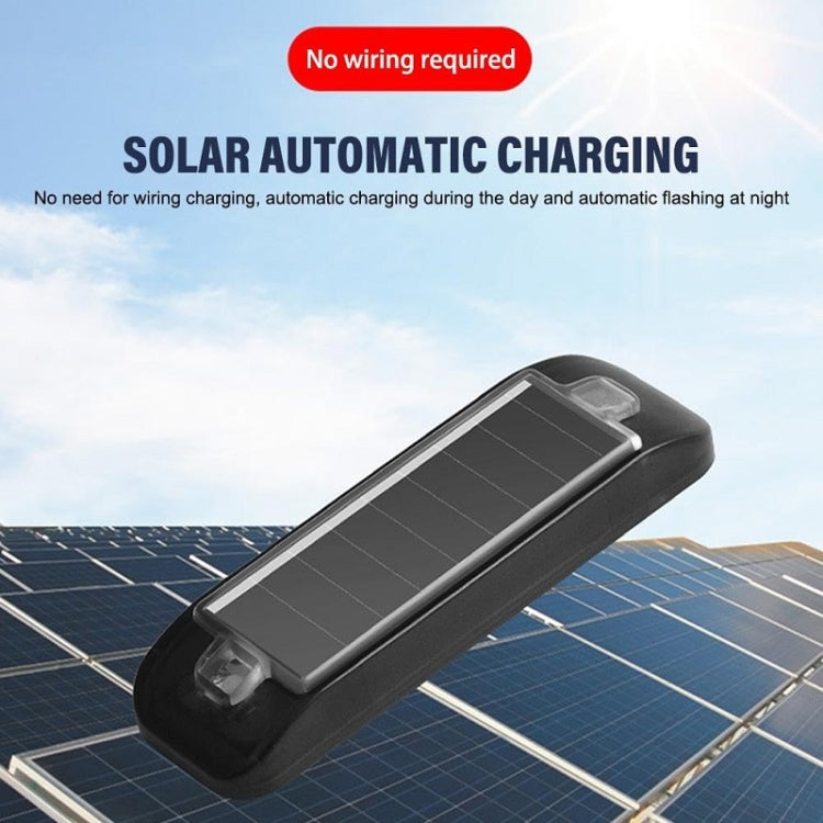 Luce di avvertimento solare Anti-collisione posteriore LED lampeggiante