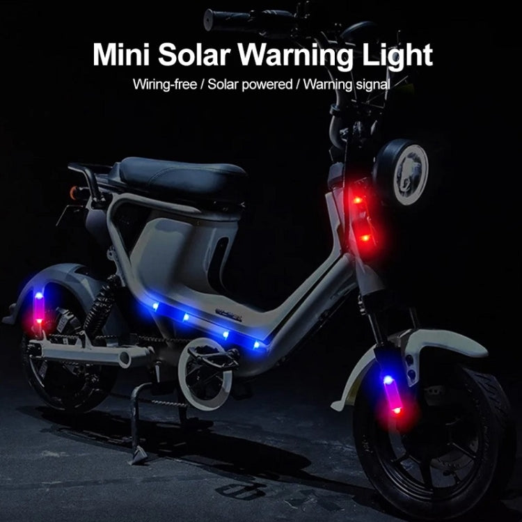 Luce di avvertimento solare Anti-collisione posteriore LED lampeggiante