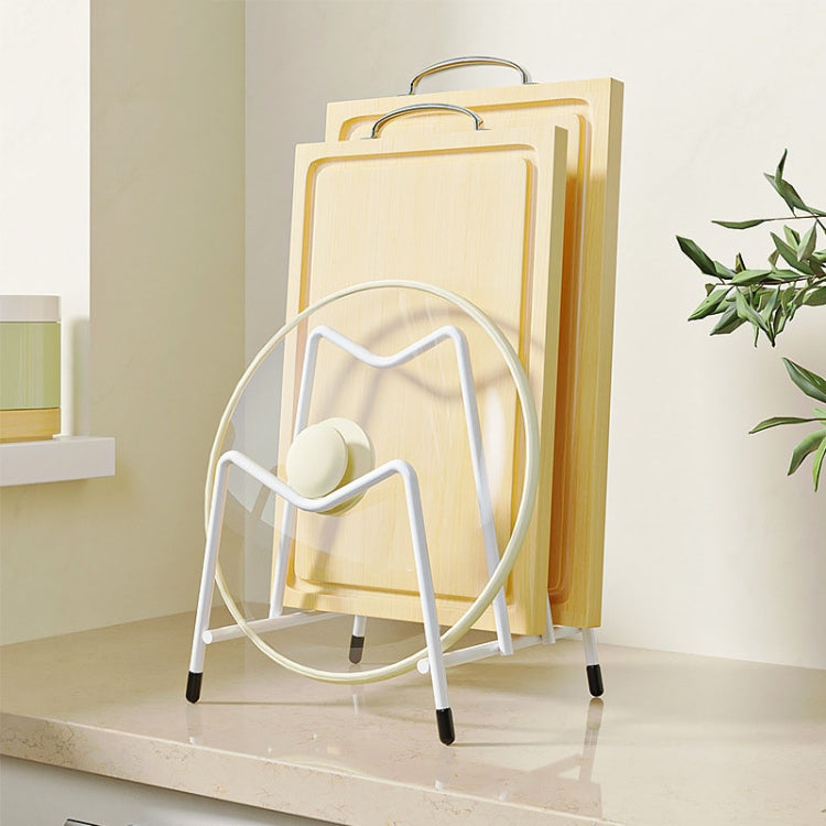 Tagliere da appoggio da cucina Scaffale multifunzionale con coperchio per pentola multistrato
