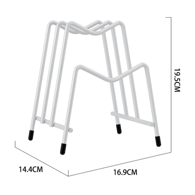 Tagliere da appoggio da cucina Scaffale multifunzionale con coperchio per pentola multistrato