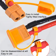 10 pz/pacco XT60 Spina Della Batteria Al Litio Coperchio di Protezione Spina Antipolvere Anti-ossidazione Copertura Isolante