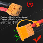 10 pz/pacco XT60 Spina Della Batteria Al Litio Coperchio di Protezione Spina Antipolvere Anti-ossidazione Copertura Isolante