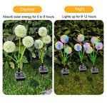 Luci da giardino solari LED 3 teste IP65
