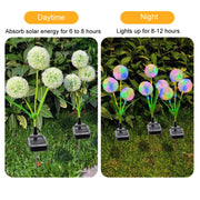 Luci da giardino solari LED 3 teste IP65