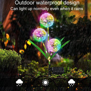 Luci da giardino solari LED 3 teste IP65