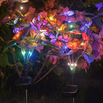 Luci da giardino LED solari Butterfly Flower IP65
