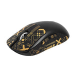 Per Logitech GPW 2-Generation Mouse Gli adesivi antiscivolo assorbono la pasta del sudore, White Print Half Surround, Black Gold Print Half Surround, Black Print Half Surround, Black Print Fully Surround, White Print Fully Surround                     ...