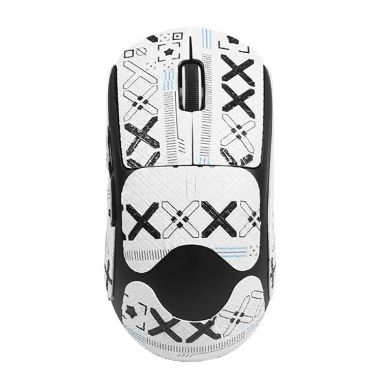 Per Logitech GPW 2-Generation Mouse Gli adesivi antiscivolo assorbono la pasta del sudore, White Print Half Surround, Black Gold Print Half Surround, Black Print Half Surround, Black Print Fully Surround, White Print Fully Surround                     ...