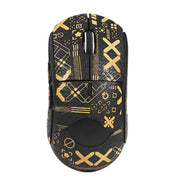 Per Logitech GPW 2-Generation Mouse Gli adesivi antiscivolo assorbono la pasta del sudore, White Print Half Surround, Black Gold Print Half Surround, Black Print Half Surround, Black Print Fully Surround, White Print Fully Surround                     ...