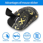 Per Logitech GPW 2-Generation Mouse Gli adesivi antiscivolo assorbono la pasta del sudore, White Print Half Surround, Black Gold Print Half Surround, Black Print Half Surround, Black Print Fully Surround, White Print Fully Surround                     ...