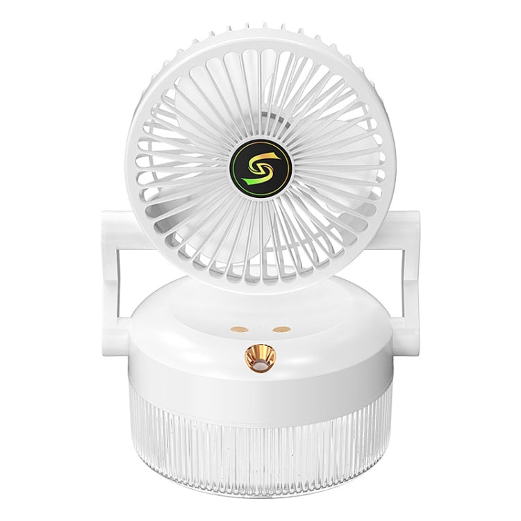 Ventola per umidificazione spray da tavolo pieghevole con ricarica USB con luce notturna