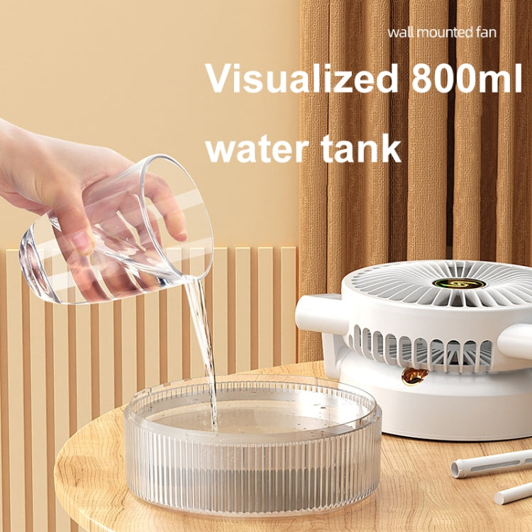 Ventola pieghevole USB con umidificatore e luce notturna
